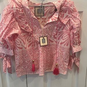 Bell by Alicia Bell Kylie top pink kids. Size 4